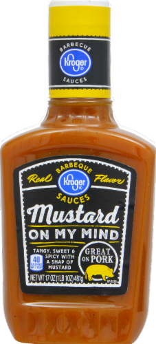 Kroger® Mustard On My Mind BBQ Sauce Perspective: front