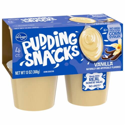 Kroger® Vanilla Pudding Snacks Perspective: front