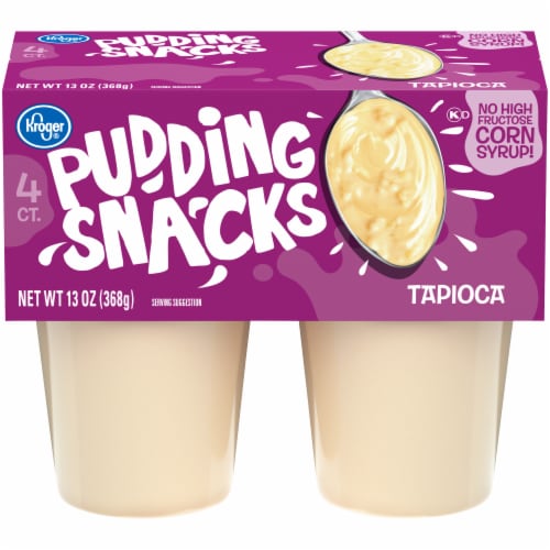 Kroger® Tapioca Pudding Snacks Perspective: front