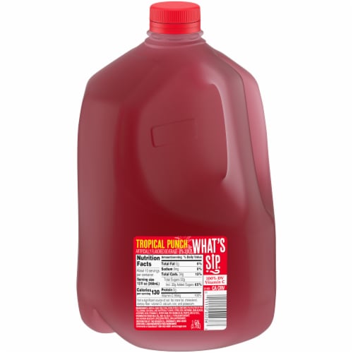 What's Sip? Tropical Punch Flavored Beverage, 1 gal - Food 4 Less