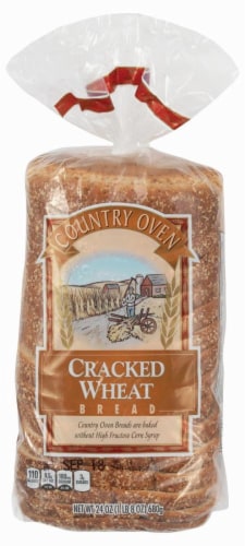 Country Oven Cracked Wheat Bread Perspective: front