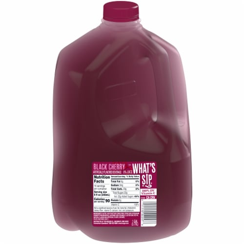 What's Sip? Black Cherry Flavored Beverage Perspective: front