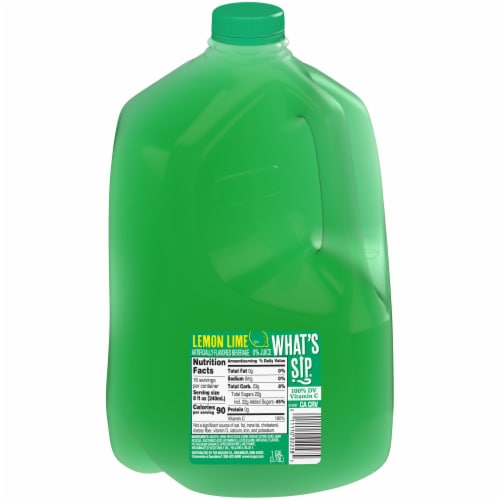 What's Sip? Lemon Lime Flavored Beverage Perspective: front