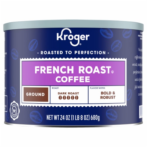 Kroger® French Roast Medium Dark Roast Ground Coffee Perspective: front