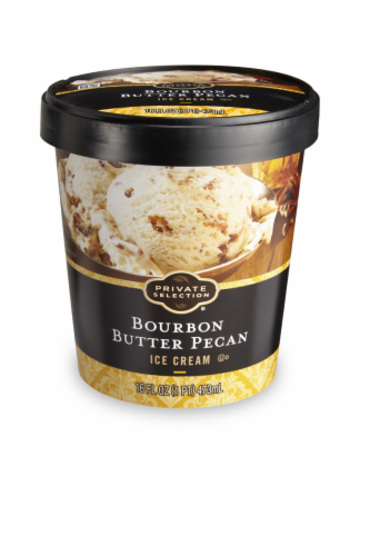 Private Selection® Bourbon Butter Pecan Ice Cream Perspective: front