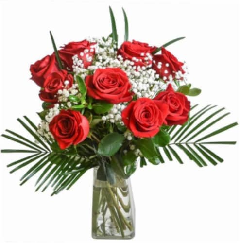 In-Store Made Large Rose Arrangement Perspective: front