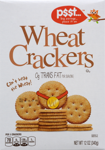 p$$t... Wheat Crackers Perspective: front