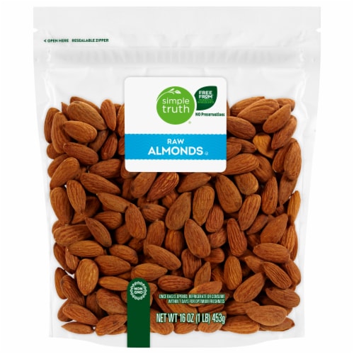 Simple Truth® Raw Almond Nuts Perspective: front