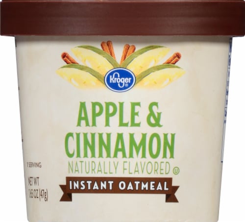 Kroger® Apple & Cinnamon Instant Oatmeal Perspective: front
