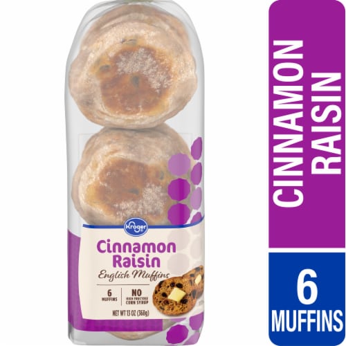 Calories in Kroger? Cinnamon Raisin English Muffins