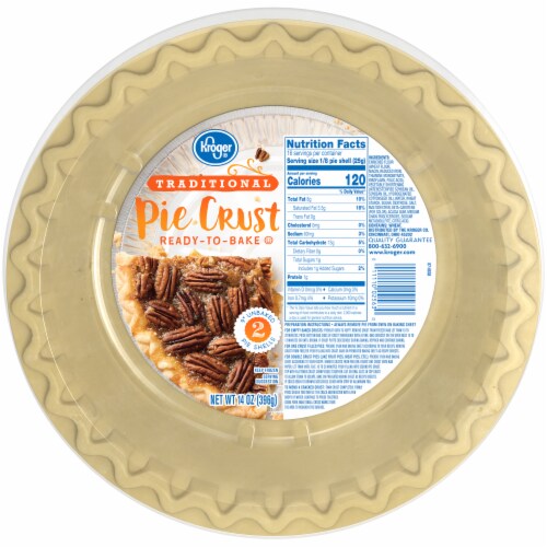 Kroger® Ready-To-Bake Traditional Pie Crust Perspective: front