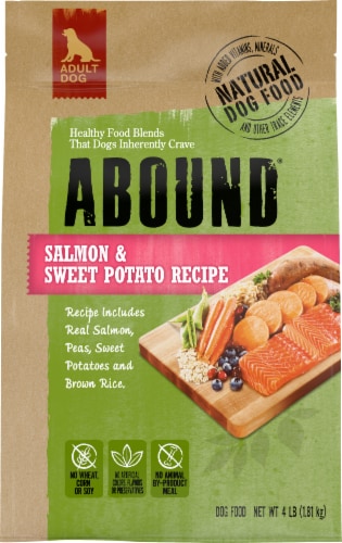 Abound® Salmon & Sweet Potato Recipe Dry Dog Food, 4 lb - Kroger