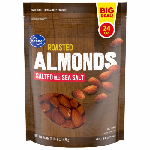Kroger® Almonds BIG Deal! Perspective: front
