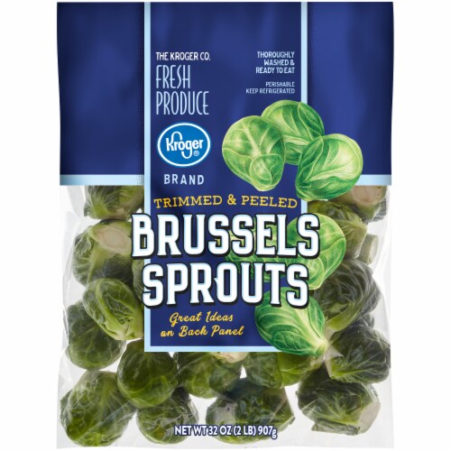 Kroger® Trimmed & Peeled Brussels Sprouts Perspective: front