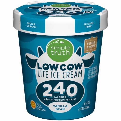 Simple Truth™ Low Cow Lite Vanilla Bean Ice Cream Perspective: front