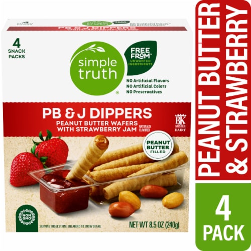 Simple Truth® PB&J Strawberry Jam Dippers Perspective: front