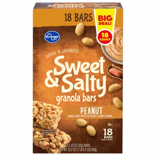 Kroger® Sweet & Salty Peanut Granola Bars BIG Deal! Perspective: front