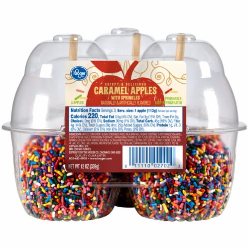 Kroger® Caramel Apples with Sprinkles Perspective: front