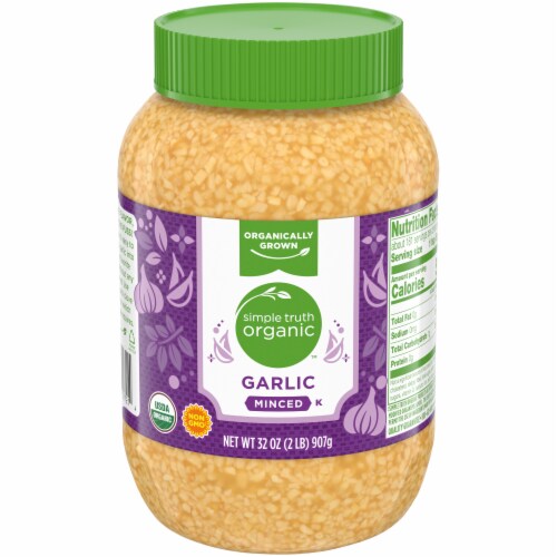 Simple Truth Organic™ Minced Garlic Perspective: front