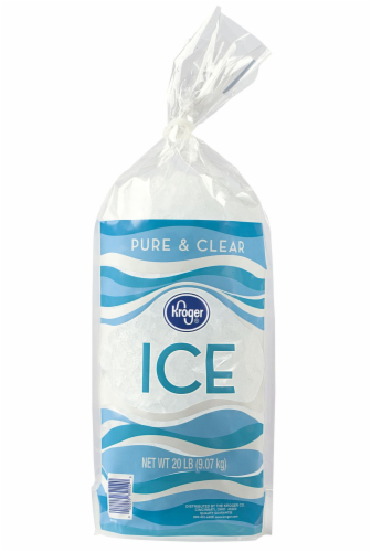 Kroger® Pure & Clear Bagged Ice Perspective: front