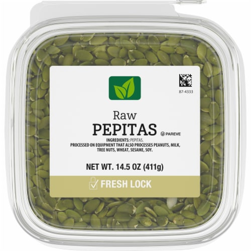 Pre-Packaged Bulk Raw Pepitas Perspective: front