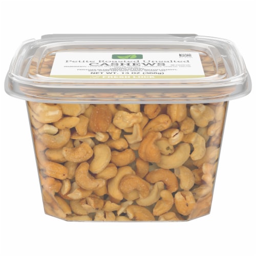 Petite Roasted Unsalted Cashews Perspective: front