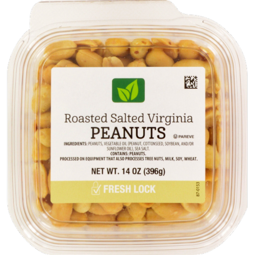 Roasted Salted Virginia Peanuts Perspective: front