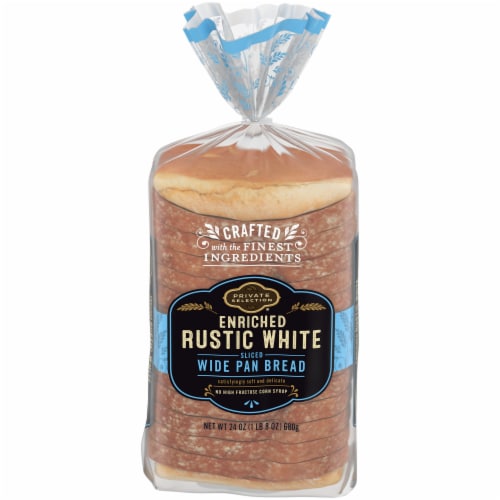 Private Selection® Enriched Rustic White Sliced Wide Pan Bread Perspective: front