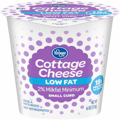 Ralphs Kroger 2 Low Fat Small Curd Cottage Cheese 6 Oz