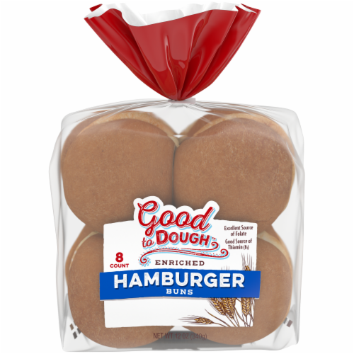 Good to Dough™ Hamburger Buns Perspective: front