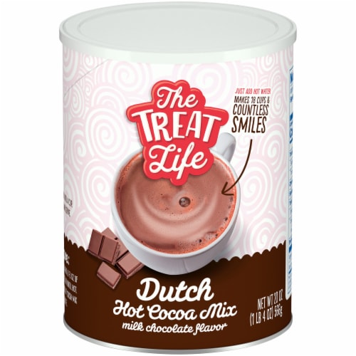 The Treat Life Dutch Hot Cocoa Mix Perspective: front