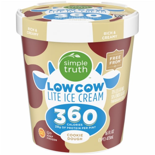 Simple Truth™ Cookie Dough Low Cow Lite Ice Cream Perspective: front