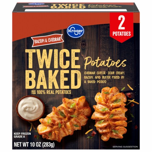 Kroger® Bacon & Cheddar Twice Baked Potatoes Perspective: front