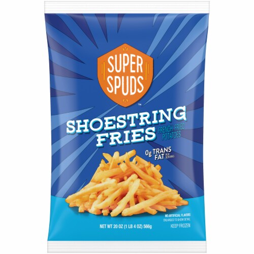 Super Spuds Shoestring Fries Perspective: front