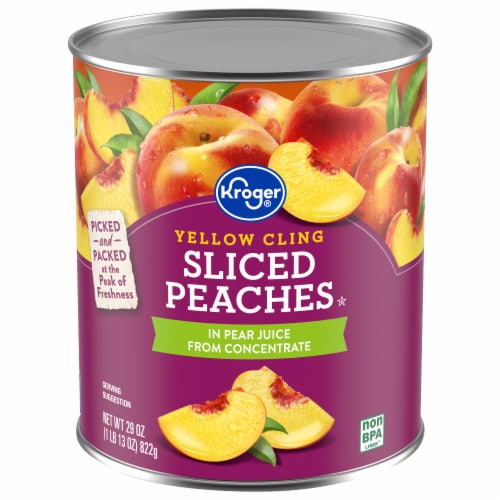 Canned Fruit, Organic Yellow Cling Peach Slices in Organic Peach & Pear  Juice from Concentrate, 15 oz at Whole Foods Market