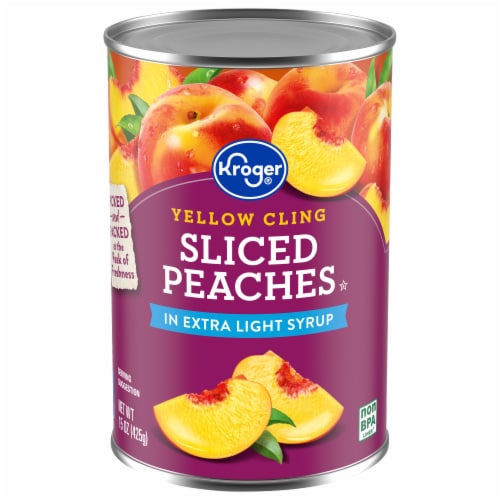 Canned Fruit, Organic Yellow Cling Peach Slices in Organic Peach & Pear  Juice from Concentrate, 15 oz at Whole Foods Market