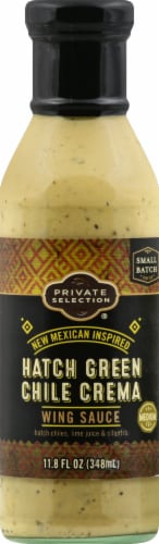 Private Selection® Hatch Green Chile Crema Medium Wing Sauce Perspective: front
