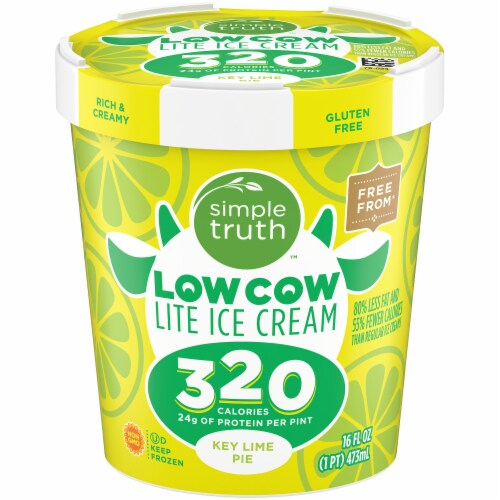 Simple Truth™ Low Cow Key Lime Pie Lite Ice Cream Perspective: front