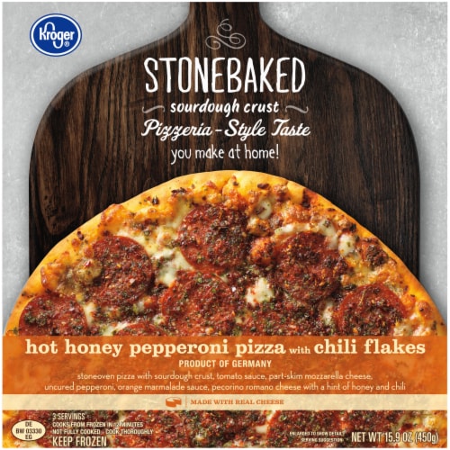 Kroger® Hot Honey Pepperoni Frozen Pizza Perspective: front