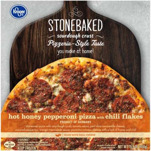 Kroger® Stonebaked Sourdough Crust Hot Honey Pepperoni Pizza with