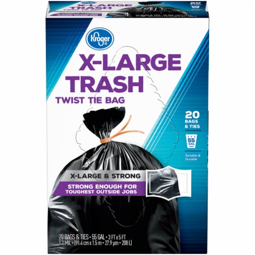 Kroger® Large 30 Gallon Drawstring Trash Bags, 32 ct - Kroger