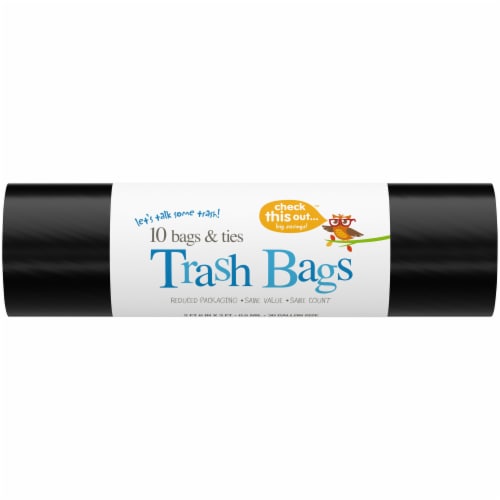 Kroger® Large 30 Gallon Trash Drawstring Bag, 10 ct - Kroger