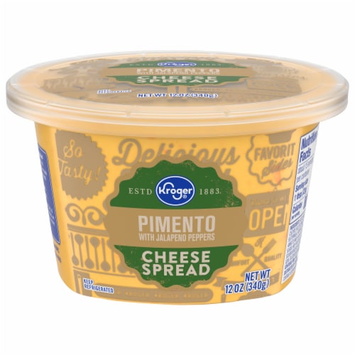 Kroger®  Pimento with Jalapeno Peppers Cheese Spread Perspective: front