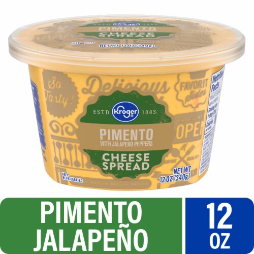 Kroger® Pimento With Jalapeno Peppers Cheese Spread Perspective: front