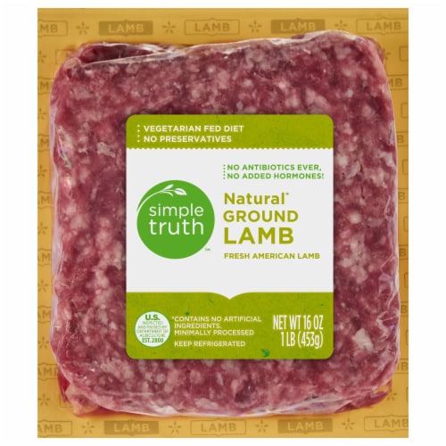 Simple Truth™ Natural Ground Lamb Perspective: front