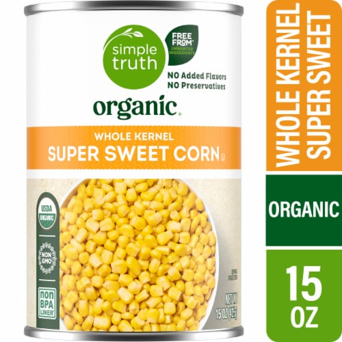 Simple Truth Organic® Whole Kernel Super Sweet Corn Perspective: front