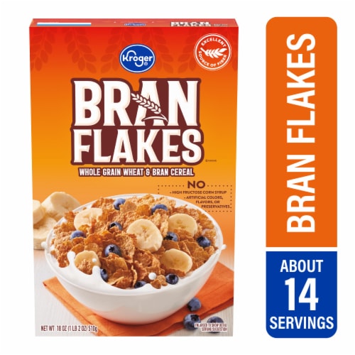Kroger® Bran Flakes Wheat Cereal Perspective: front