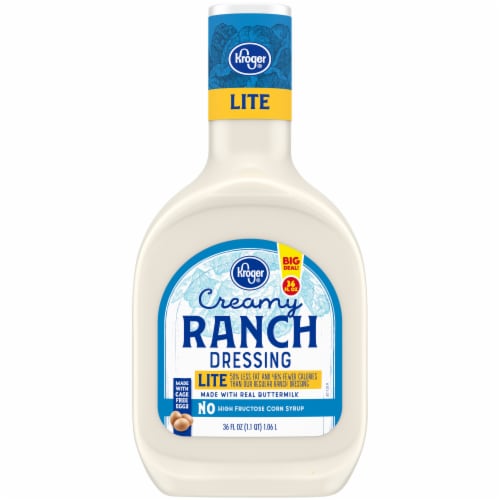 Kroger® Light Creamy Ranch Salad Dressing BIG DEAL! Perspective: front