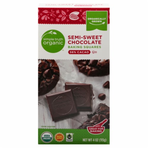 Simple Truth Organic™ Semi-Sweet Chocolate Baking Squares Perspective: front