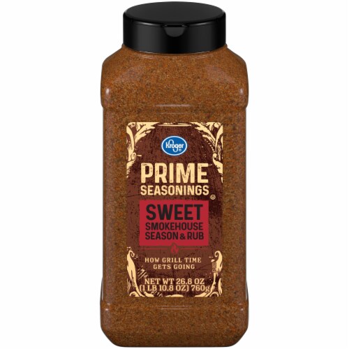 Kroger® Prime Seasonings Sweet Smokehouse Season & Rub Perspective: front